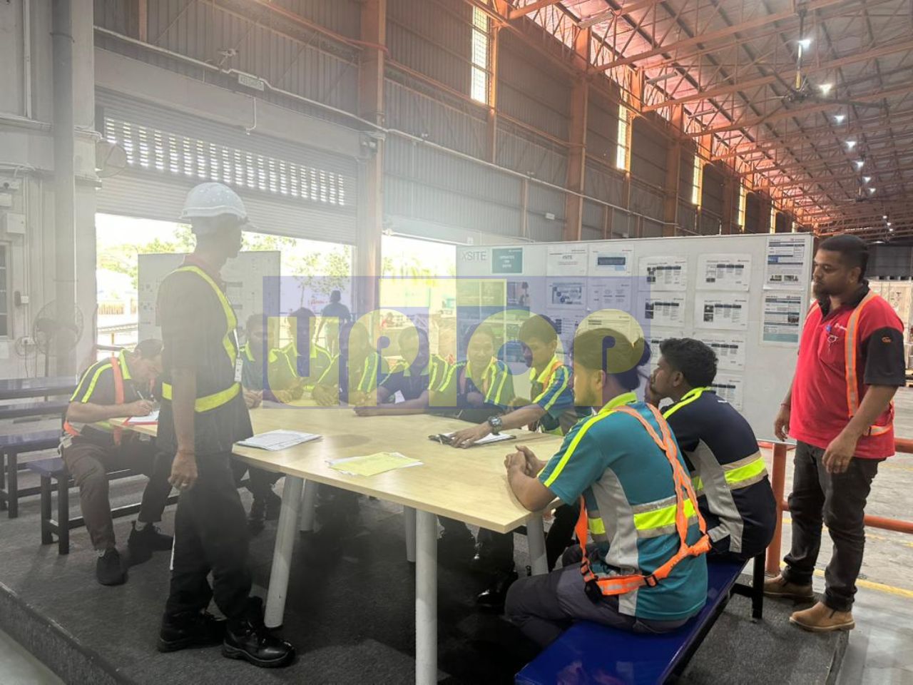 Classroom session for MEWP operator safety and certification course.