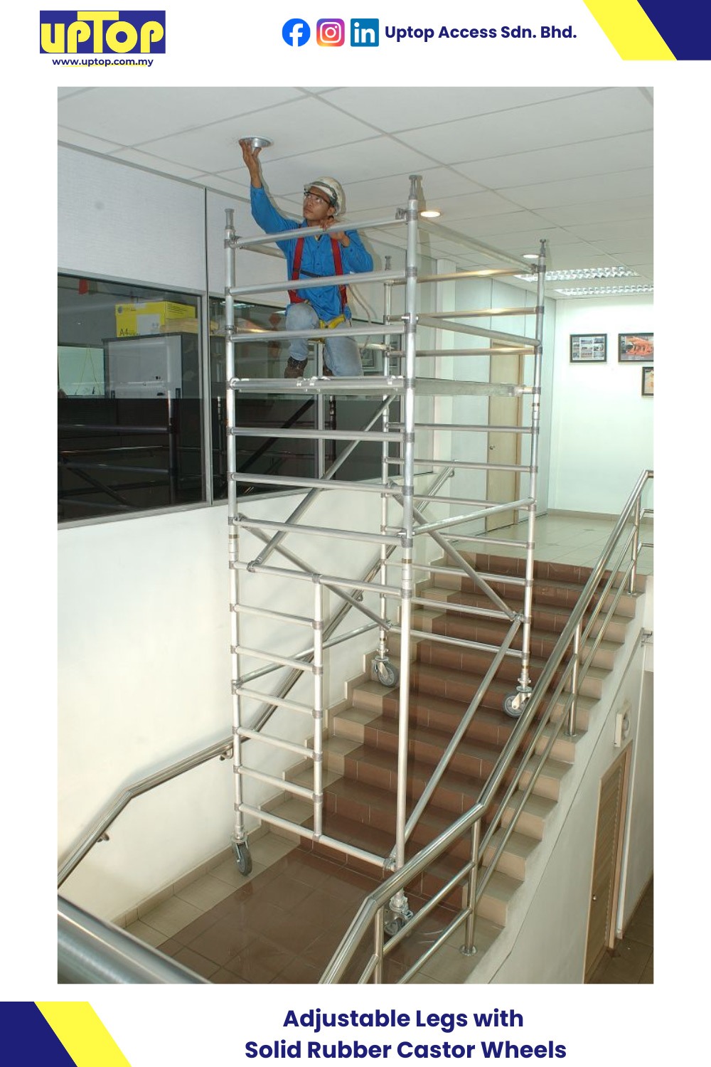 Adjustable Scaffold Legs with Wheels Rental & Sales in Malaysia