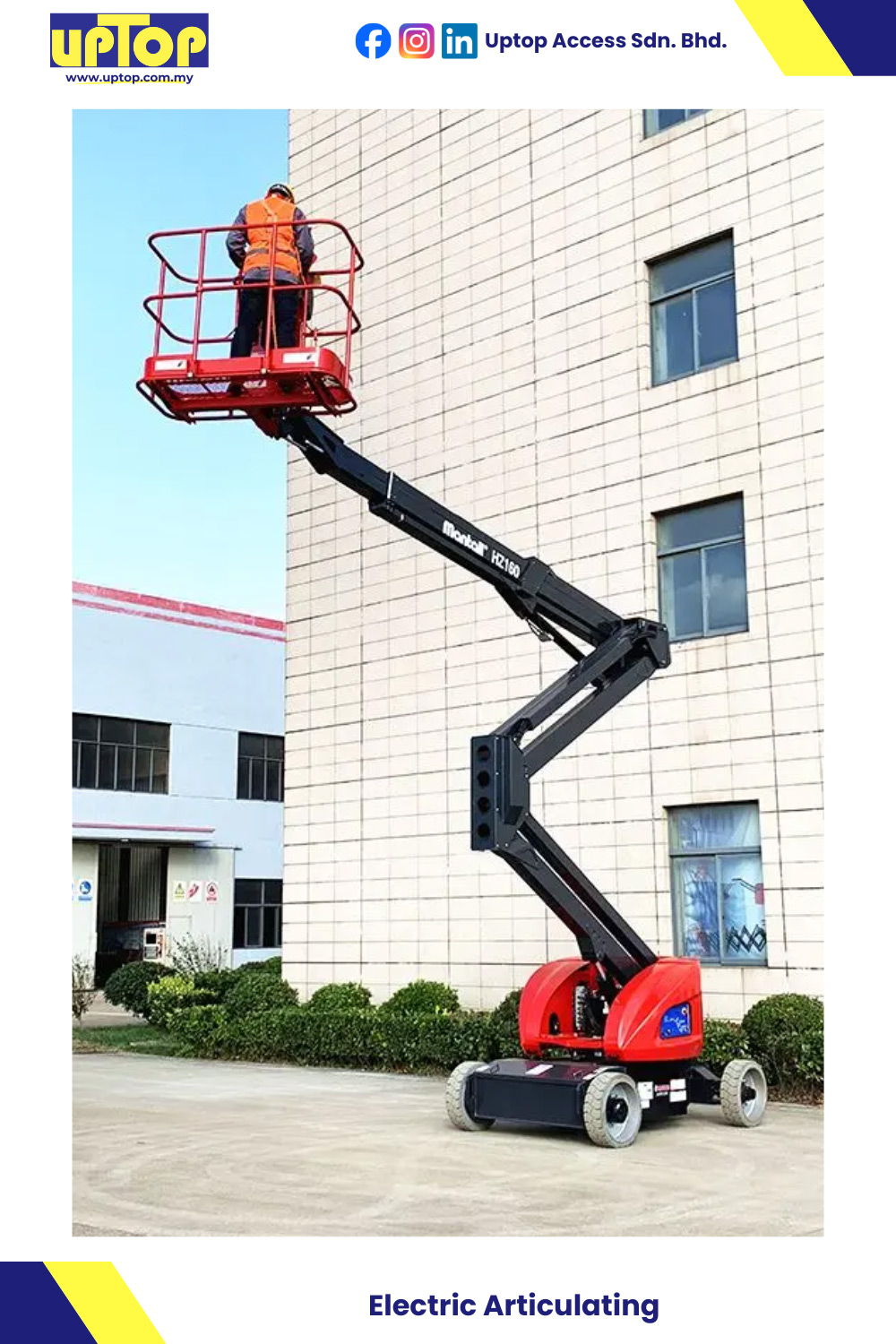 Mantall Electric Articulating Boom Lift in Malaysia