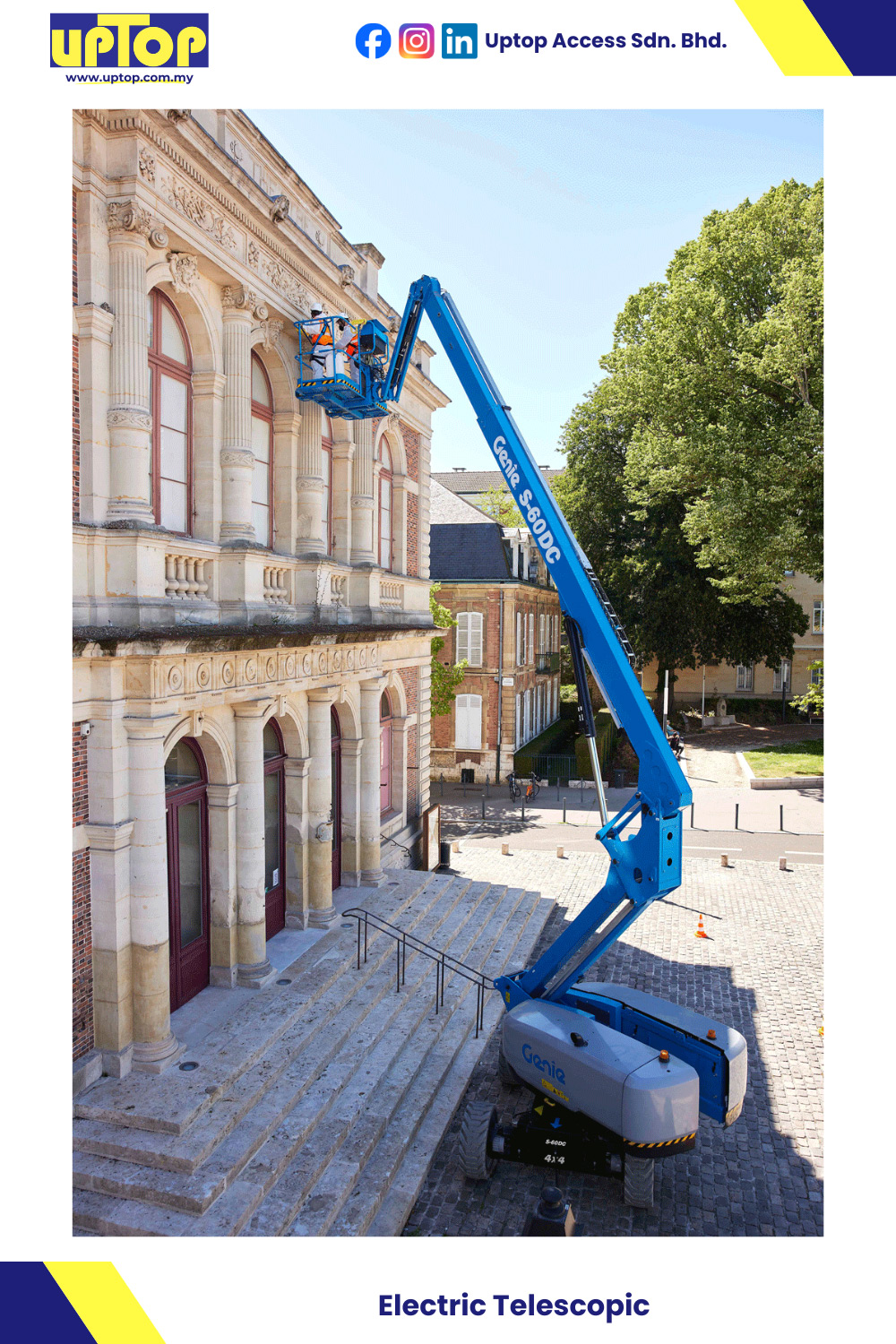 Genie Electric Telescopic Boom Lift for Sale & Rent