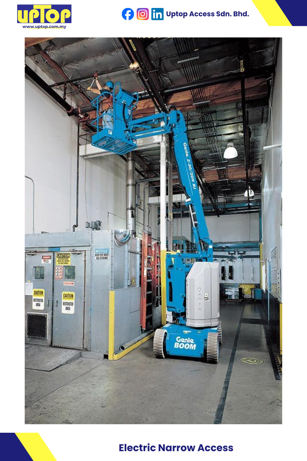 Genie Electric Narrow Access Boom Lift Rental & Sales